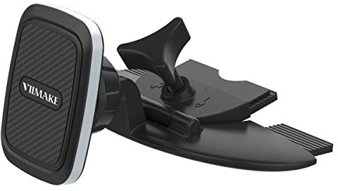 VIIMAKE Kfz-Handyhalterung, magnetisch, CD-Schlitz, 6 Magnete für iPhone 11 Pro Xs Max XR XS X 8 7 Plus, Galaxy S10 S10+ S10e S9 Note 9 (schwarz)