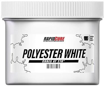 Rapid Cure® Siebdruckfarbe, Polyester, Weiß, 473 ml, Plastisol-Tinte für Siebdruck, schnell aushärtende Stofffarbe, Screen Print Direct®, hergestellt in den USA