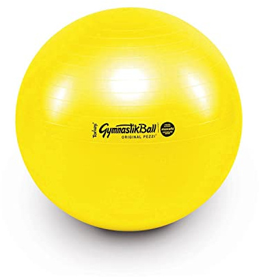 PEZZI Gymnastikball Maxafe Sitzball Ø 53 cm | Sitzball mit Burst-Proof-System, belastbar bis 400 kg, für Therapie, Sport und Büro