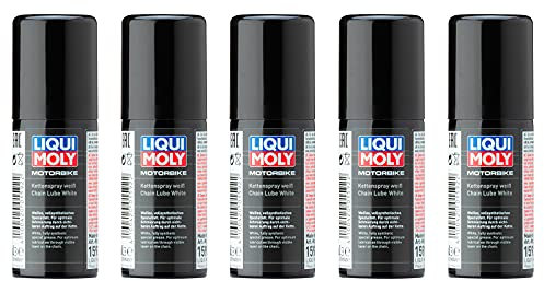 ILODA 5X Original Liqui Moly 50ml Motorbike Kettenspray weiß White Chain Spray 1592