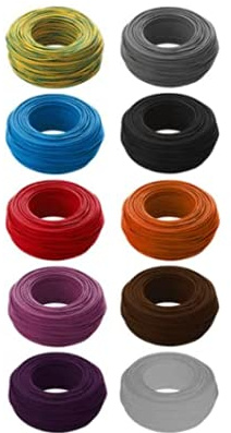 CAVO UNIPOLARE FS17 FLESSIBILE 1X1.5-2.5-4-6 mm² IN MATASSA LUNGHEZZA 20 MT (4, GIALLO - VERDE)