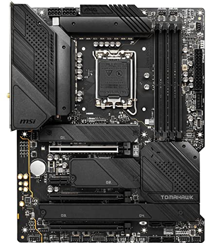 MSI MAG Z690 Tomahawk WiFi DDR4 Gaming Motherboard (ATX, 12ª generación Intel Core, LGA 1700 Socket, DDR4, PCIe 4, CFX, ranuras M.2, Wi-Fi 6E)
