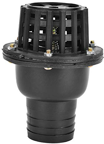 Clapet Anti-Retour PVC Plat Basse Pression 2, pour Pompe à Eau et Systèmes d'Irrigation, Conception Professionnelle et Installation Facile, Noir
