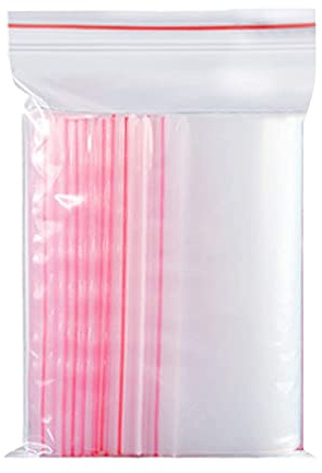 500 Sacchetti Plastica Trasparente,Bustine Trasparenti Richiudibili,Sacchetti Chiusura Ermetica Piccoli,Buste Richiudibili Con Zip Alimenti Ispessimento e Resistente 7x10cm