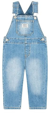 Levi's Kids Lvn denim shortall Baby Jungen Basil Sky 18 Monate