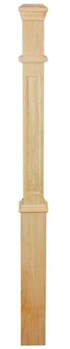 Jackson Woodturners Oak Recessed Box Newel Post