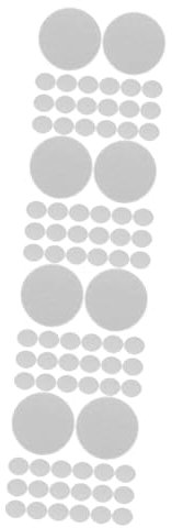 Beavorty 2000 Pièces Joint De Feuille D'Aluminium Cosmétique D'Étanchéité En Feuille D'Aluminium Doublure De Couvercle De Bouteille Joints D'Étanchéité Autocollants Joints De