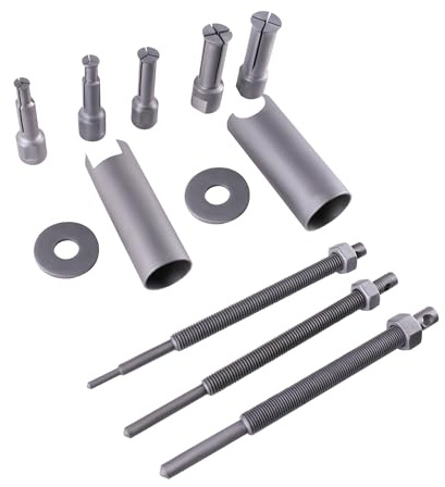 TIOMIOSEA Innenlager Abzieher Set,Lagerabzieher Innen Motorrad,Radlager Abzieher Motorrad,Motorrad Innenlager-Auszieher-Kit mit 5tlg Offene Clips