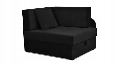 Family Meble Kindersofa, Modell Denis, Ecksofa mit Schlaffunktion, Freistehendes Ecksofa, Klappbares Eck Sofa für Kinder, 3 Schlaflängen, Strapazierfähiges Material, Schmutzabweisend, Trinity 16