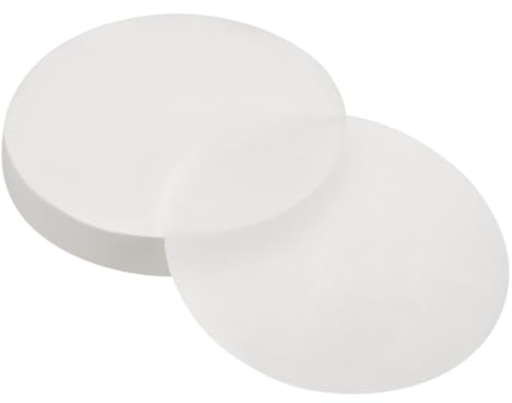 uxcell 200Pcs Parchment Paper Rounds 6 Inch, Round Parchment Paper Non Stick for Baking Small Cakes, Separating Frozen Meat, Toaster Oven, White
