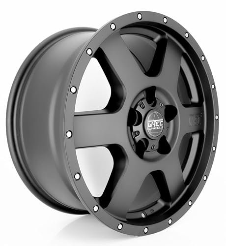 W-TEC All Terrain - Llanta de aluminio (8 x 18 mm, ET 55, apto para círculo de orificios de 5 x 118, orificio central de 71,1 mm, carga de la rueda: 1400 kg)