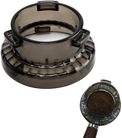 SHUOHONG Kaffee Zubehör, 54mm Kaffeemaschinen Dosiertrichter, Dosing Funnel Trichter Küche, Siebträger Zubehör, Espresso Zubehör, Kaffeedosierer Dosierring Kompatibel mit Breville Espressomaschinen