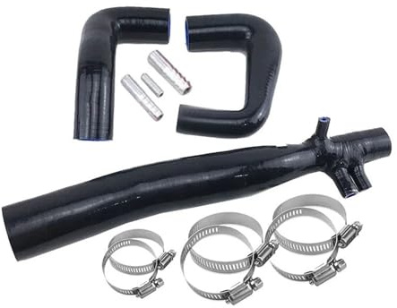 Tubo Entrada para Dos Y Turbo para Smart Roadster 2003-2006 (3 Piezas) Tubo Manguera Inducción Radiador Silicona Entrada Aire(Negro)