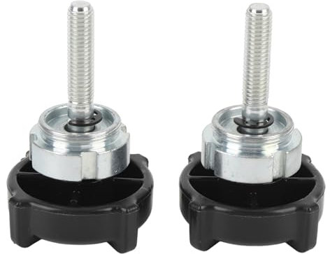 CHEOTIME A Pair Handle Bar Clamp Screw, Steel Alloy M8 x 1.25 Motorcycle Handlebar Riser Handlebar Riser Mount Clamp Fit for Z50 Z50A Monkey DAX CT70 Z50Z Mini Bike