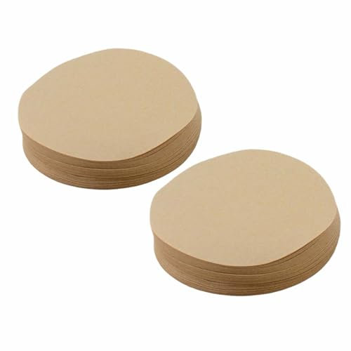 700 Pcs Filter Papers, Unbleached 64mm Coffee Filters Round for Espresso Makers