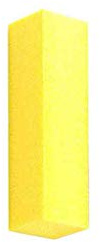 5 couleurs de papier abrasif pour nail art, bloc de sable, lime à ongles, manucure, pédicure, outils à ongles, jaune citron, 1 pièce