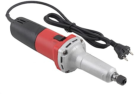 Geradschleifer 750W Elektroschleiferset mit Variabler Drehzahl und Sechsstufiger Drehzahlregelung von 27.000 Umdrehungen pro Minute für Gravieren, Polieren, Schleifen und Schneiden von Metallholz