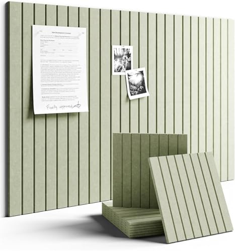 Tablón De Anuncios De Fieltro, Combinación De 30 * 30 Cm, Tablero De Fieltro Decorativo De Pared Grande For Dormitorio, Sala De Estar, Oficina, Floristería, Aula(Green,180 * 210cm)