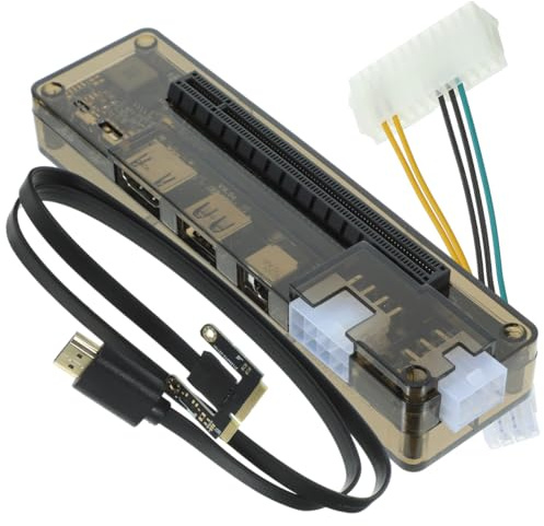 SOLUSTRE Dock per Scheda Grafica Esterna Pci-e X16 Portatile per Laptop Potenza 220w e Supporto USB 2.0, Adattatore Docking Station per Scheda Video Dedicata Professionisti e Stili multipli
