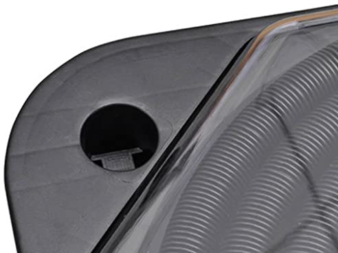 Pool Solar Heater Swimming Pool Heater 71.5 x 71.5 cm with 2 Panels for Garden Pool and Above Ground Pool, Efficient Solar Absorber for Water Heating, 3200-3500 Litres Flow