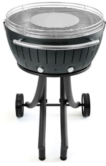 LotusGrill XXL (G600) trädgårdsgrill 21,8 kg, antracitgrå med USB-anslutning