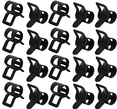 sourcing map 20 Stück 6mm Feder Schlauchschelle Federbandschelle Rohrschelle Schlauch Klemme DE de