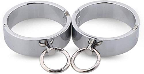 Edelstahl Metall Sex Fußschellen Mit Schlüssel Runden Knöchel Manschette Fesseln Bondage Slave Cosplay BDSM Sex Spielzeug Für Mann Frauen Paare Erwachsene Spiel-Male_Ø_85mm