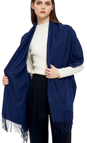 Gragengs Pashmina Schals und Wraps Schals für Damen Hochzeit Party Winter Warme Lange Solid Color