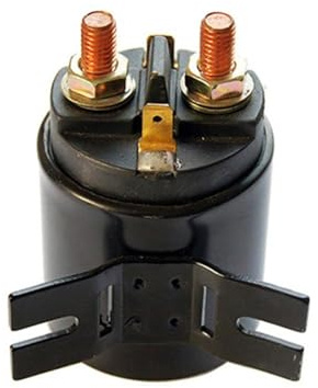 TopHomer Relais solénoïde de démarreur à 2 bornes 12 V 200 A, interrupteur magnétique universel pour chariot élévateur électrique continu, pièces d'empileur, contacteur de levage de pompe à huile