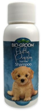 BIO-GROOM Fluffy Puppy Hundeshampoo - Speziell für empfindliche Haut und zartes Fell von Welpen - Mildes, rückstandsfreies, tränenfreies Welpenshampoo - Konzentrat 1:2 (Verdünnt 177 ml) - 59 ml