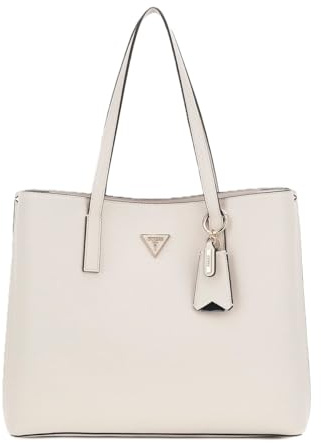 GUESS Meridian Girlfriend Tote Ivory