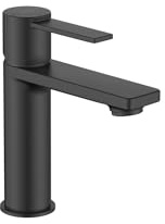 ROCA A5A325FNB0 TARGA Grifo Monomando Lavabo con Cold Start Negro Mate