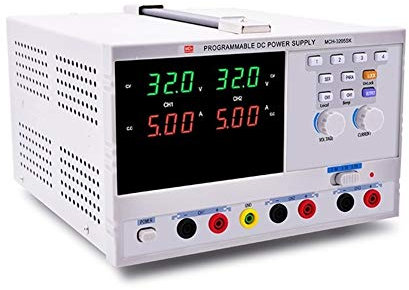 Fuente de Alimentación Variable, Fuente de alimentación programable de doble canal 32V5A Fuente de alimentación regulada por CC ajustable por carretera dual controlada por programa 3205SK