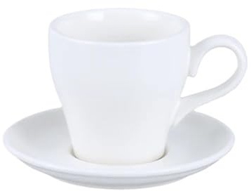 LIUHLFSR Set di Tazze e piattini da caffè in Ceramica, Colore Bianco Puro, for tè al Latte Set di Tazze da caffè(Style 32)