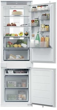 Hoover H-FRIDGE 600 Integrated Fridge Freezer, 251L, White, D Class
