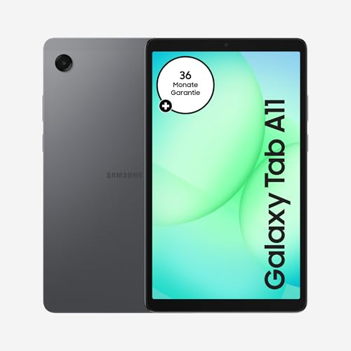 Samsung Galaxy Tab A11, Android Tablet, 8,7 Zoll Display mit 90 Hz Bildwiederholrate, 128 GB Speicher, 8 GB RAM, Dolby Dual-Lautsprecher, Gray, 3 Jahre Herstellergarantie [Exklusiv bei Amazon]