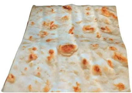 YIMAISZQ Manta Tortillas Mantería De Comida Decoración Tortilla Lavash Plaides Portátiles Super Soft Trowets para El Hogar Lanzamientos Ropa Cama-1-125x150cm