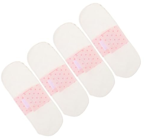 WEKAMOS Slipeinlagen 4 Stück-pack Wiederverwendbar Weiche und Atmungsaktive Waschbare Menstruationseinlagen aus Baumwolle für Schwangerschaft und Wochenbett