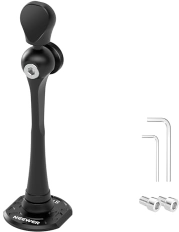NEEWER Adattatore Binocolo per Treppiede a Sgancio Rapido con Filettatura 1/4-20, Supporto Portatile da Tripode/Monopiede per Binocoli 7x35 8x42 10-30x52 12x25 12x42 15x25 15x52 20x25 30x60, ST-T05