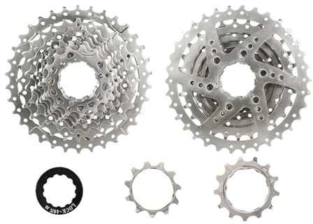 frihjulsavdragare MTB-frihjul Passar till BUCKLOS cykelkassett 8/9-växlad frihjul för cykel 11-25T/28T/32T/34T/36T/40T landsväg mountainbike för HG navdel(9S 11-34T)