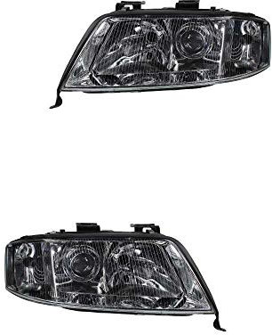 Halogen Scheinwerfer Set links & rechts Hauptscheinwerfer Frontscheinwerfer H1/H7 für Model A6 4B C5 4B2