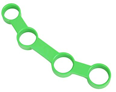 HEALLILY Finger-Expander für Gitarren, praktische Fingerhülse, Fingerstärker, Größe M, Grün, Z51257812TRQCLX5, grün, 16 * 3 * 1cm