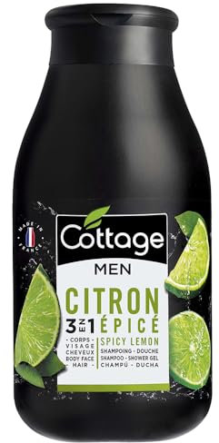 Cottage 3en 1 Shampoing Douche Homme Citron Épicé 1 Unité