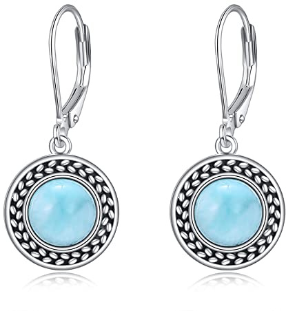 Vintage Chandelier Brisur Ohrringe f¨¹r Damen 925 Sterling Silber Ohrh?nger Larimar