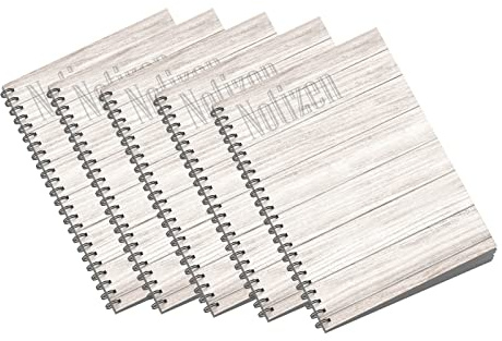 Primus Print Collegeblock - A4 - kariert - 80 Blatt - Spirale - Design Deckblatt (5, Grau)