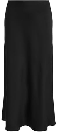 ONLY Onlchigo Ankel Satin Skirt WVN Jupe, Noir, XS Femmes