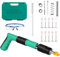 Pistola Sparachiodi Manuale Kit, Spara Chiodi per Cemento e Ferro, Chiodatrice, Sparachiodi Aria Compressa, con Occhiali di Sicurezza e 10 Chiodi Tondi, per Cemento e Ferro Ecc.