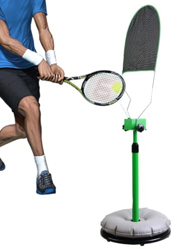 Tennis Topspin Trainer | Topspin Pro Tennis Trainer | Tennis Trainer | Tennis Practice Rebounder | Tennis Training Practice Equipment Single Swing Devices For Beginners Coaches & Skill Levels
