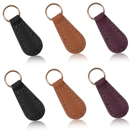 Deoward 6 Pezzi Chiusura Lampo di Ricambio con Cerniera Tira Sostituzione Riparazione Cursore Cerniera Maniglia per Valigie, Zaini, Trolley, Giacche, Borse a Mano