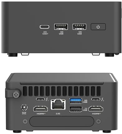 WEELIAO NUC 15 Pro Mini PC (NUC15CRHU7) Intel Core Ultra7 255H,Up to 96GB DDR5, Intel Arc Graphics, Wi-Fi 7, PCIe SSD – Compact AI Desktop Computer(48GB RAM,1TB SSD),Support Windows 11 Pro
